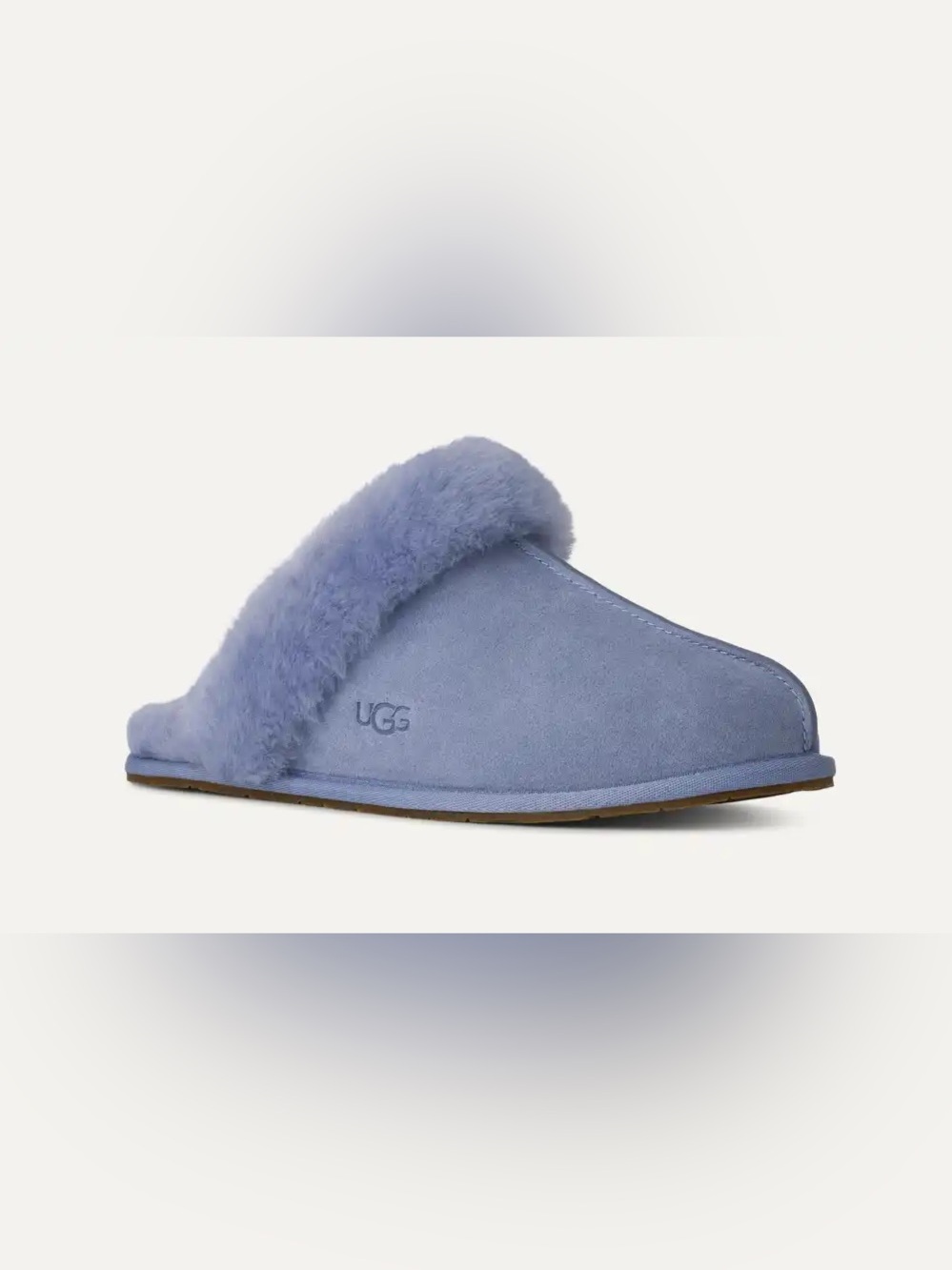 Uggs Scuffette II Stormy blue suede NWOT